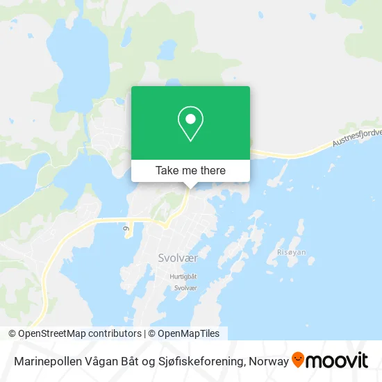 Marinepollen Vågan Båt og Sjøfiskeforening map