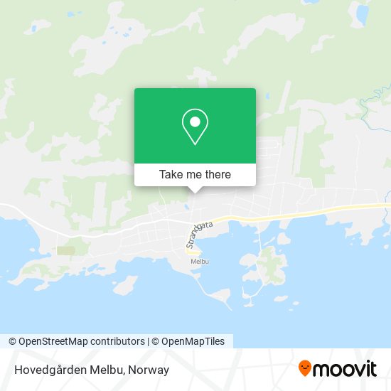 Hovedgården Melbu map