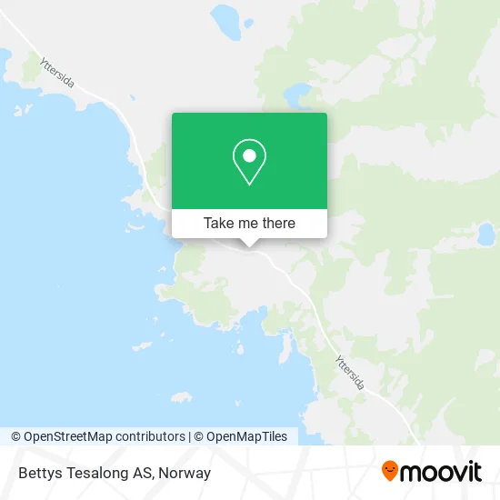 Bettys Tesalong AS map