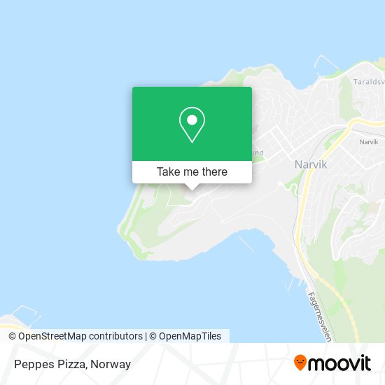 Peppes Pizza map