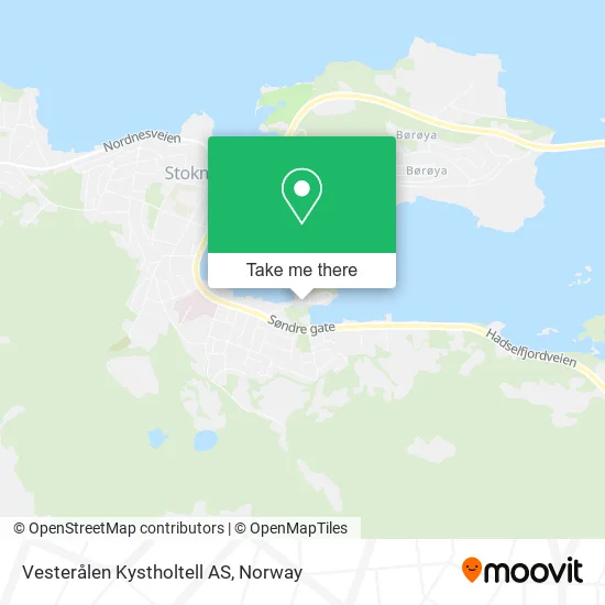 Vesterålen Kystholtell AS map