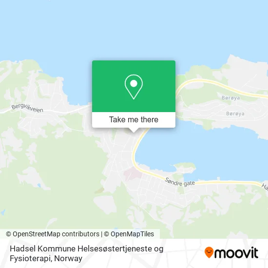Hadsel Kommune Helsesøstertjeneste og Fysioterapi map