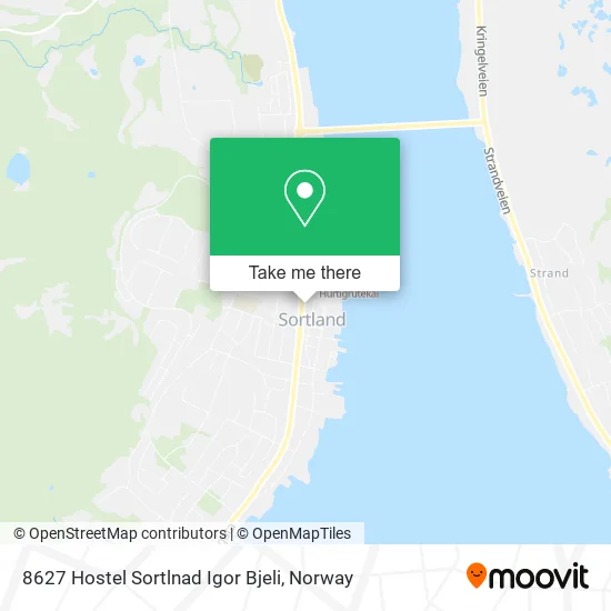 8627 Hostel Sortlnad Igor Bjeli map