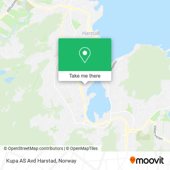 Kupa AS Avd Harstad map