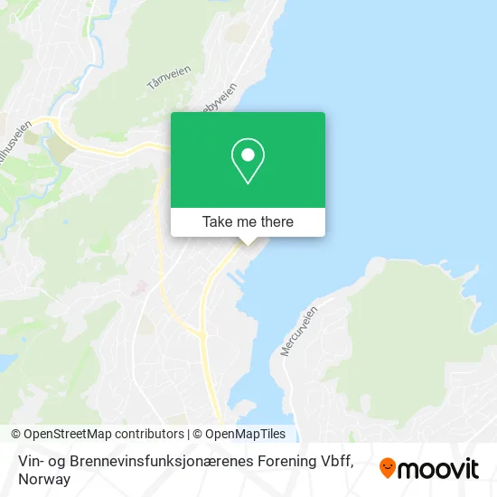 Vin- og Brennevinsfunksjonærenes Forening Vbff map