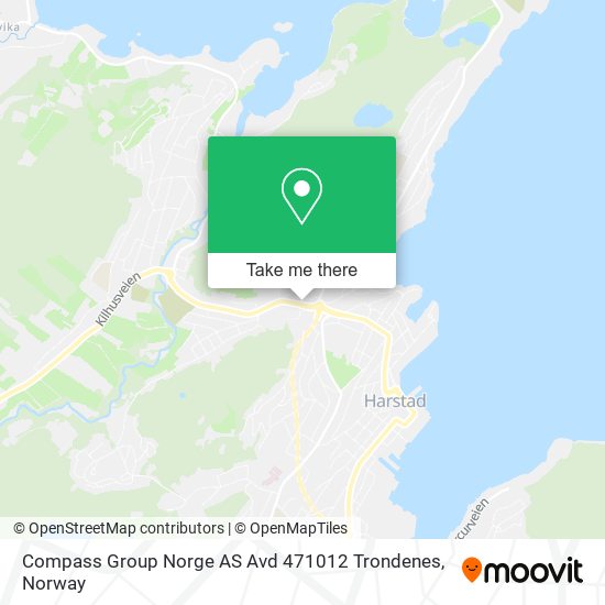 Compass Group Norge AS Avd 471012 Trondenes map