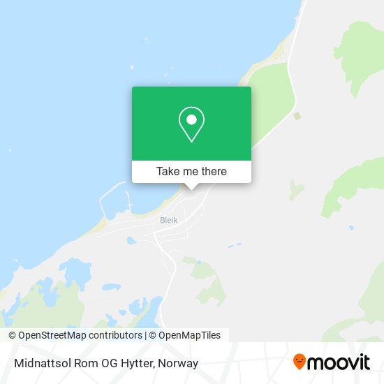 Midnattsol Rom OG Hytter map