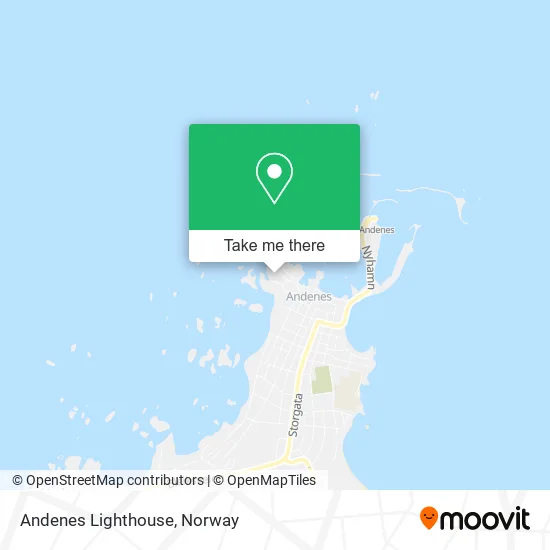 Andenes Lighthouse map