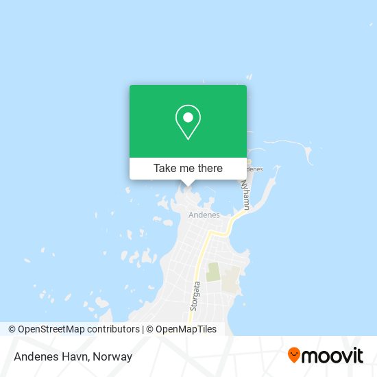 Andenes Havn map