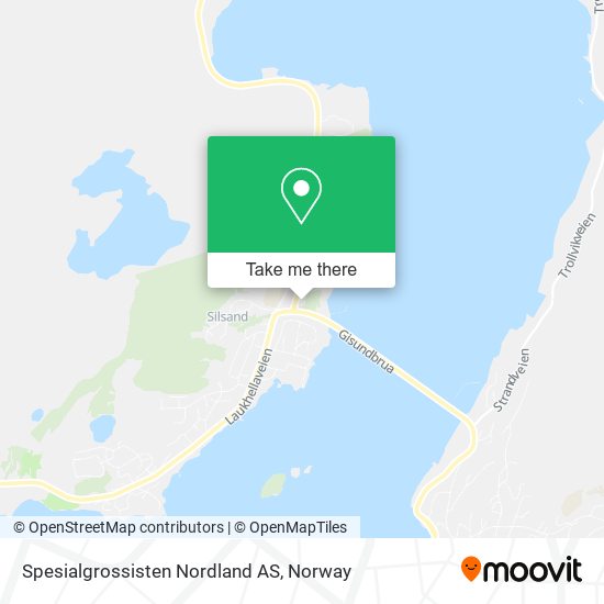 Spesialgrossisten Nordland AS map