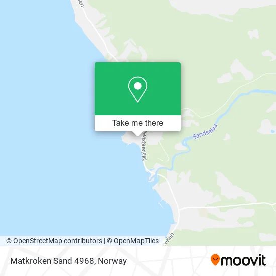 Matkroken Sand 4968 map