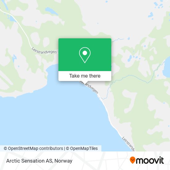 Arctic Sensation AS map