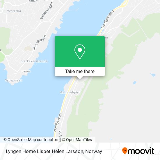 Lyngen Home Lisbet Helen Larsson map