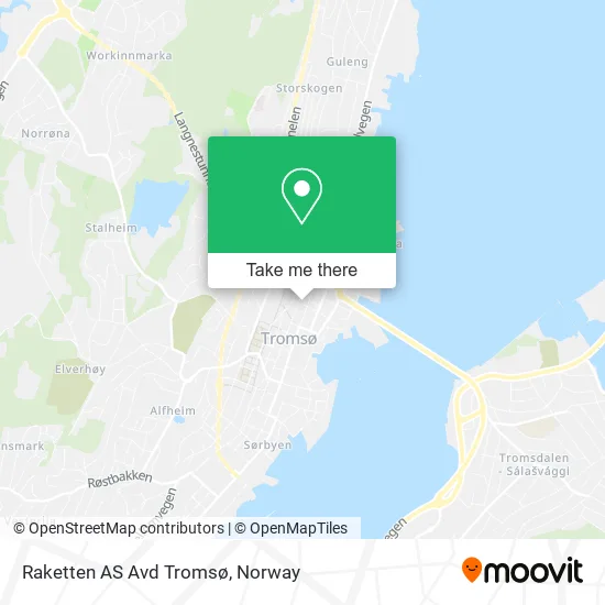 Raketten AS Avd Tromsø map