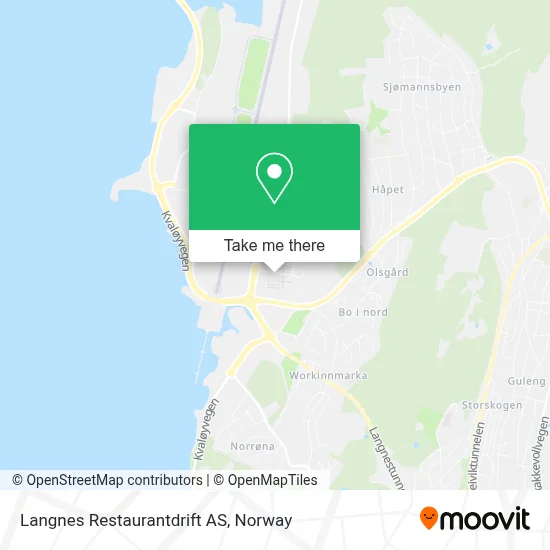 Langnes Restaurantdrift AS map