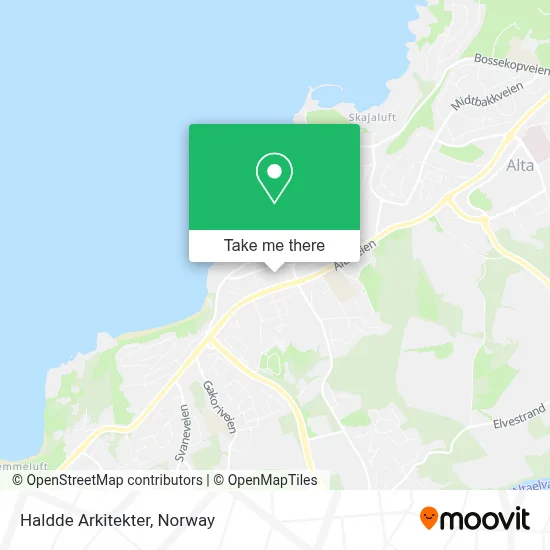 Haldde Arkitekter map