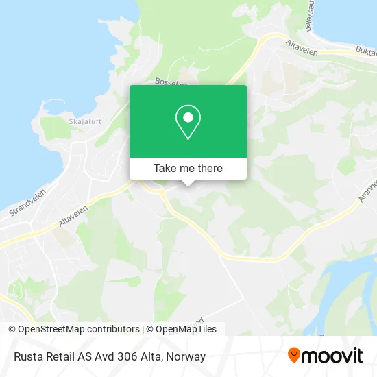 Rusta Retail AS Avd 306 Alta map