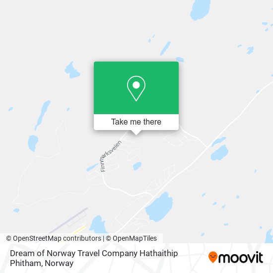 Dream of Norway Travel Company Hathaithip Phitham map