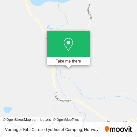 Varanger Kite Camp - Lysthuset Camping map