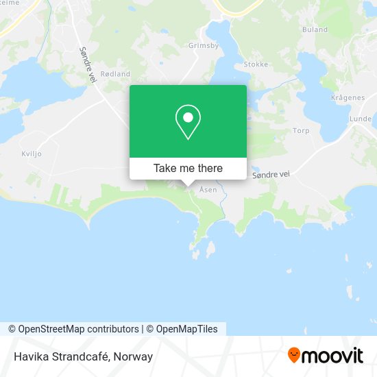 Havika Strandcafé map