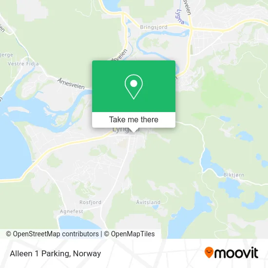 Alleen 1 Parking map