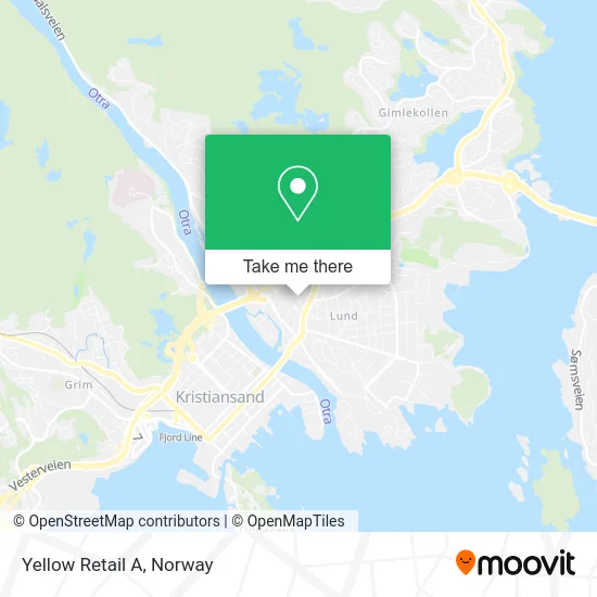 Yellow Retail A map