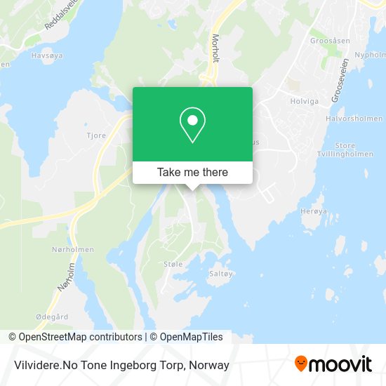 Vilvidere.No Tone Ingeborg Torp map