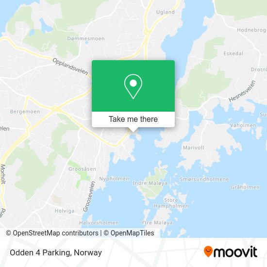 Odden 4 Parking map