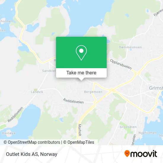 Outlet Kids AS map