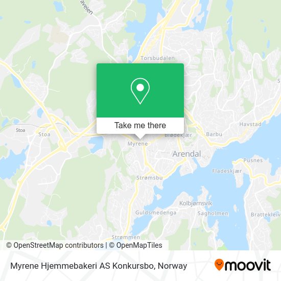 Myrene Hjemmebakeri AS Konkursbo map