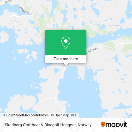 Skadberg Craftbeer & Discgolf Hangout map
