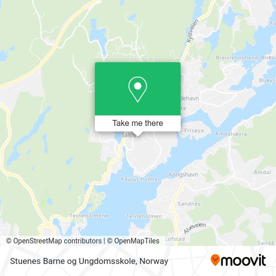 Stuenes Barne og Ungdomsskole map