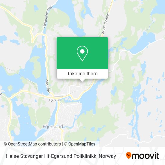 Helse Stavanger Hf-Egersund Poliklinikk map