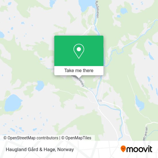 Haugland Gård & Hage map