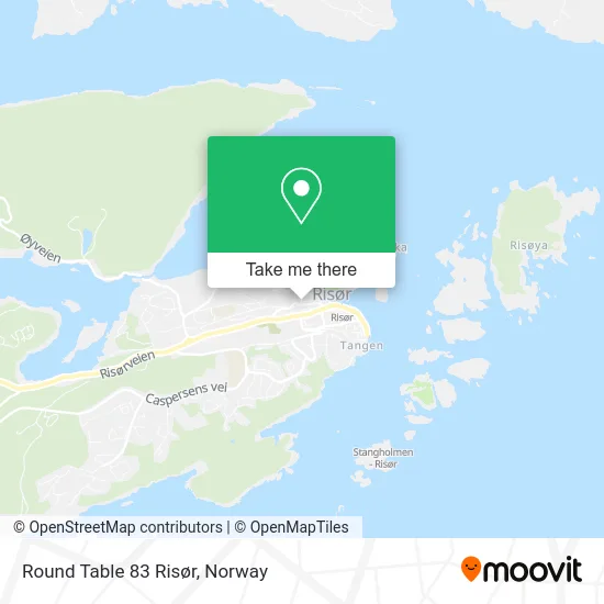 Round Table 83 Risør map