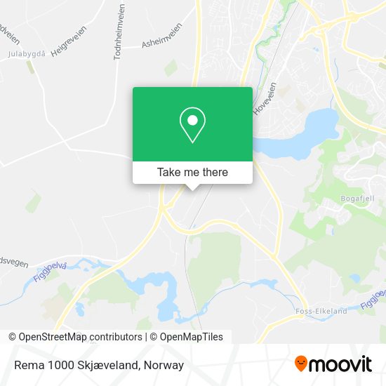 Rema 1000 Skjæveland map
