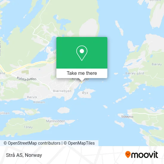 Strå AS map