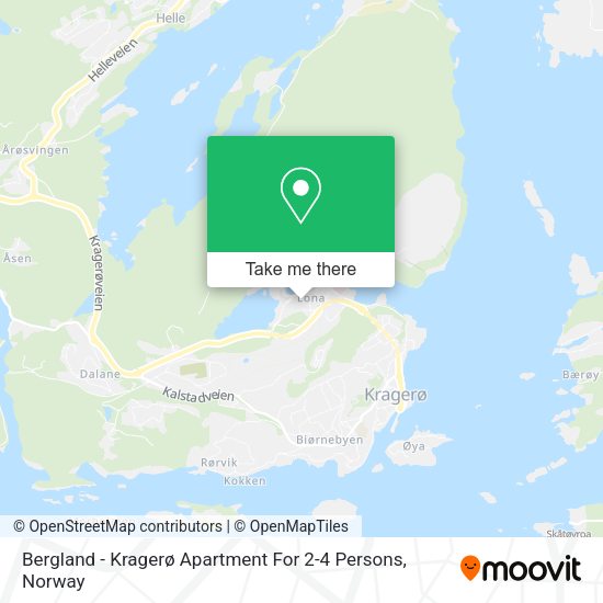 Bergland - Kragerø Apartment For 2-4 Persons map