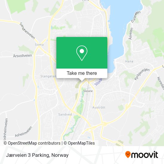 Jærveien 3 Parking map