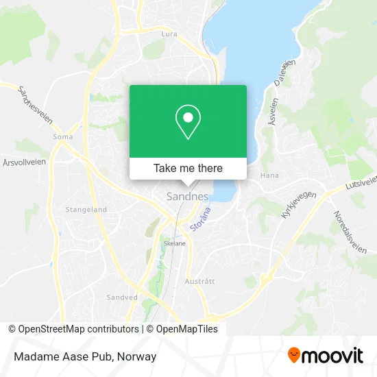 Madame Aase Pub map
