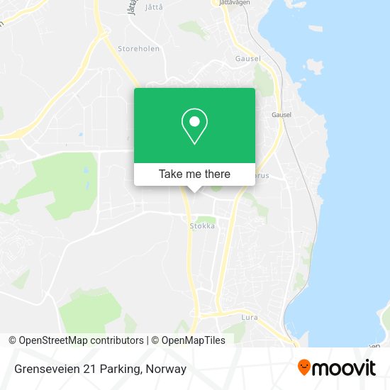Grenseveien 21 Parking map