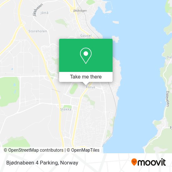 Bjødnabeen 4 Parking map