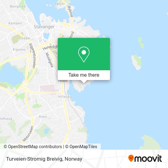 Turveien-Stromig Breivig map