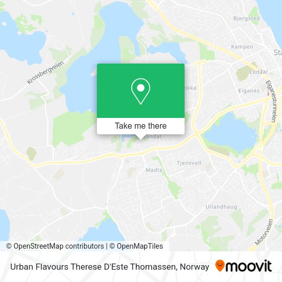 Urban Flavours Therese D'Este Thomassen map