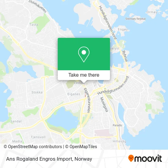 Ans Rogaland Engros Import map