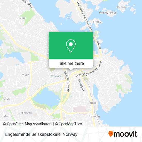 Engelsminde Selskapslokale map