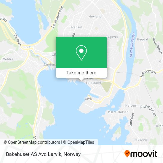 Bakehuset AS Avd Larvik map