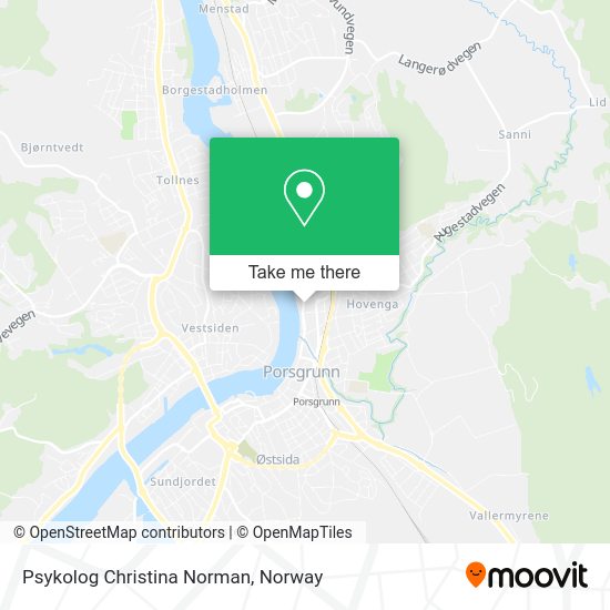Psykolog Christina Norman map