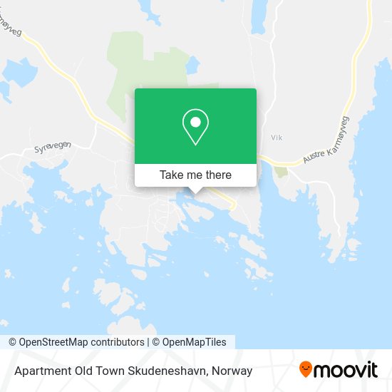 Apartment Old Town Skudeneshavn map