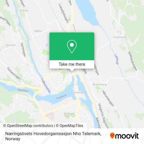Næringslivets Hovedorganisasjon Nho Telemark map